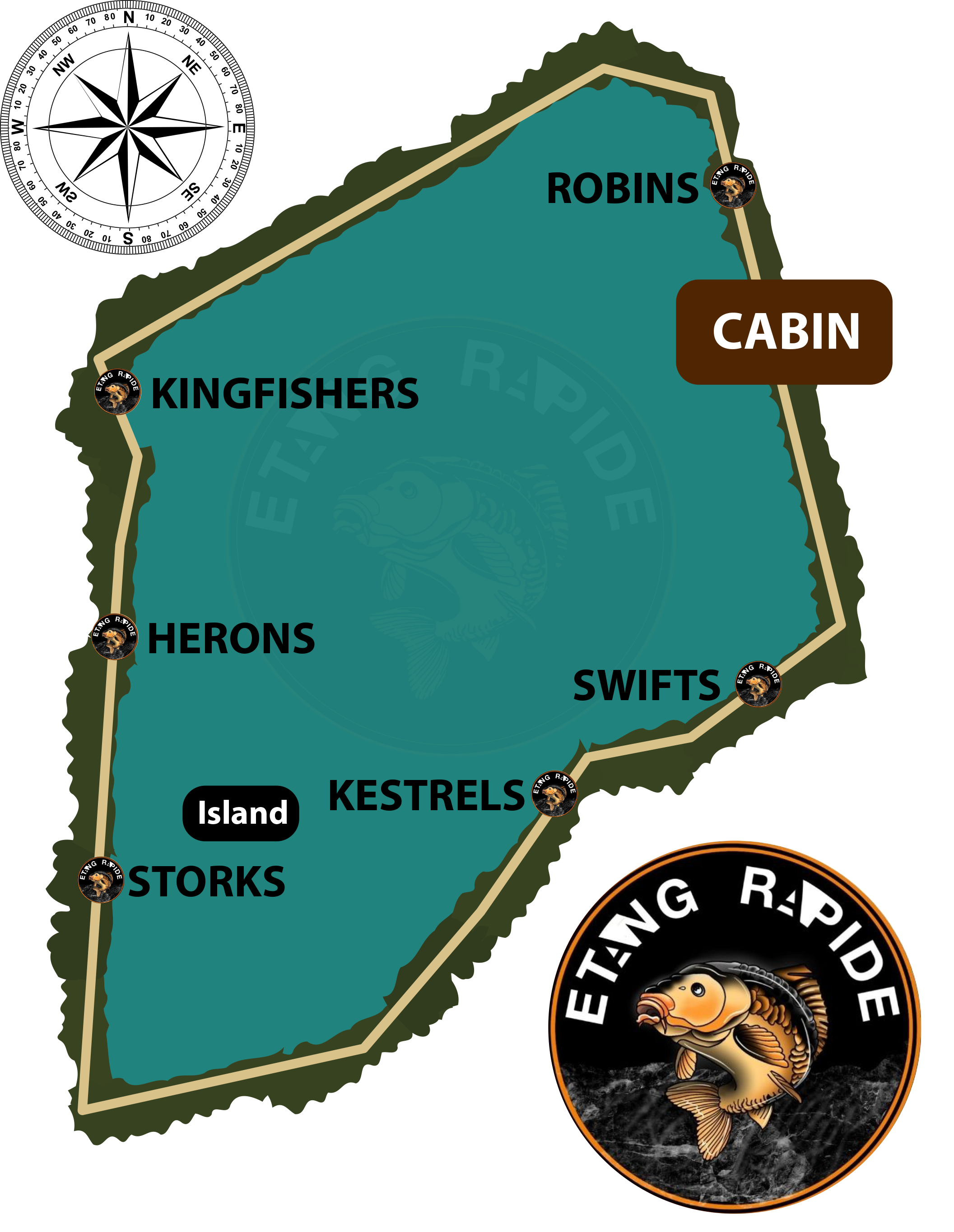 Map of Etang Rapide